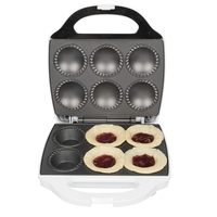 Mini appareil électrique pour faire cuire 6 petites Quiches ou tartes en quelques Minutes