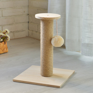 Tek kedi scratcher <span class=keywords><strong>post</strong></span> halat komik top arranhador para gato ile tırmalama sütunu kedi ağaçları - Product Image 5
