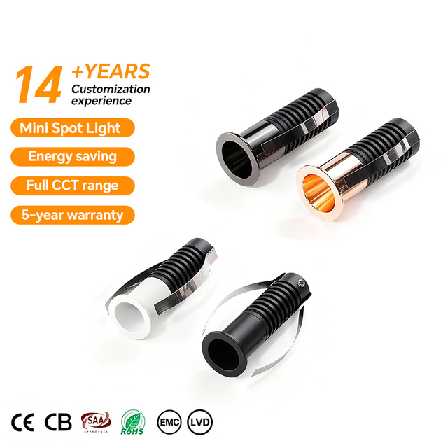 Small Size 15Degree Focus 20mm 25mm Spot Light 3W/5W/7W Modern Mini LED Spotlight for Home Ceiling Aluminum Body