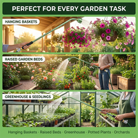 SUNSHINE Online Wholesale Professional Grade Aluminum Outdoor Garden Irrigation 36''Watering Wand for Hanging Baskets Irrigation