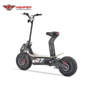 1600W Chain drive off road folding scooter electric for adults