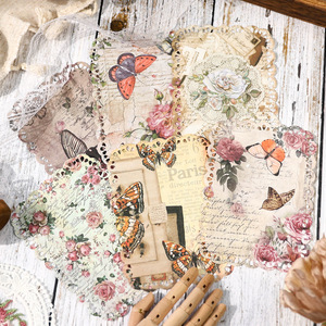 20 pz/pacco di serie della dinastia dell'età della carta di gioco decorativo dello scheletro del <span class=keywords><strong>Collage</strong></span> europeo dell'annata - Product Image 4