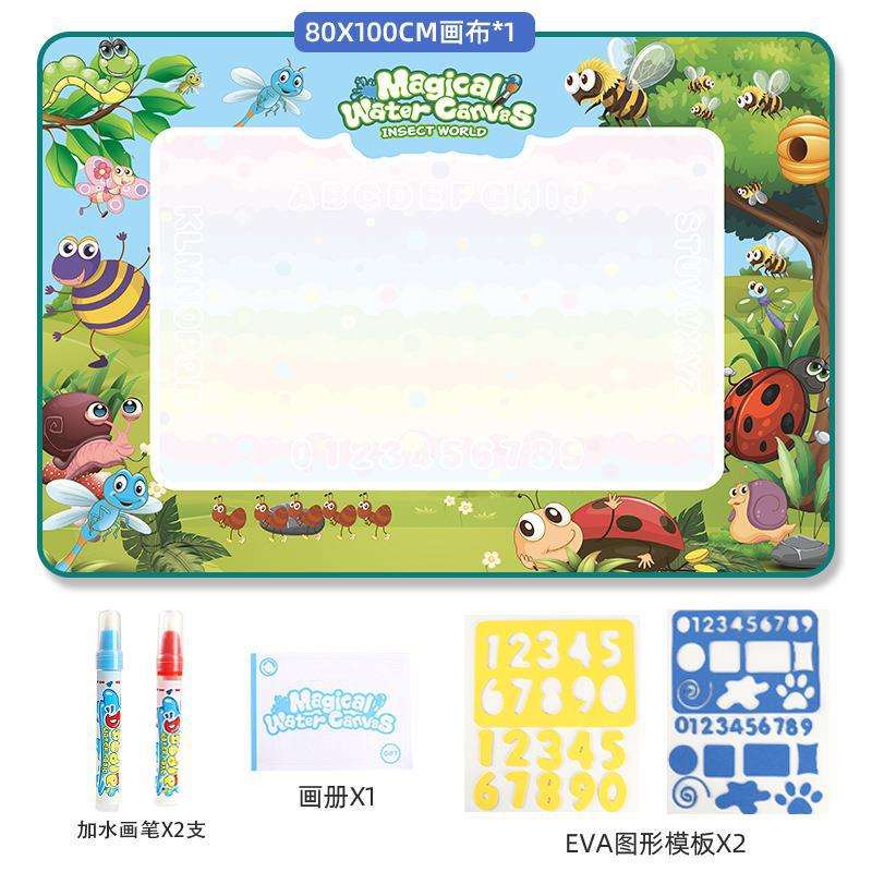 Insectes forestiers 100x80 cm-2 grands stylos-2 carnets de croquis eva