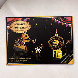 Mới được đóng gói tự làm cầu vồng <span class=keywords><strong>Scratch</strong></span> <span class=keywords><strong>Art</strong></span> <span class=keywords><strong>Paper</strong></span> Craft thẻ thành phố đêm phong cách sơn cho món quà tặng vẽ đồ chơi - Product Image 3