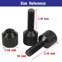 Jeu de goupilles d'alignement à double trou en aluminium de 1-1/8 pouces, usinées CNC, pour localisation de brides de 1/2"-12" ASME 150LB et 1/2"-8" 300LB