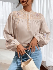 Tunique musulmane à la mode Dunai, nouveau Design, grandes tailles, hauts brodés à la main - Product Image 5