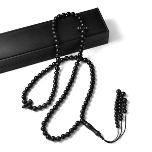 YS368 reale ebano musulmano Tasbih Tesbih <span class=keywords><strong>99</strong></span> perline di legno del rosario in legno Tasbih Tasbeeh <span class=keywords><strong>Muslim</strong></span> perline di preghiera in legno - Product Image 6