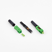 Conector Rápido de Fibra Óptica Aoptke SC APC Modelo W01/W02 para Terminación de Campo de Cable de Fibra Óptica FTTH