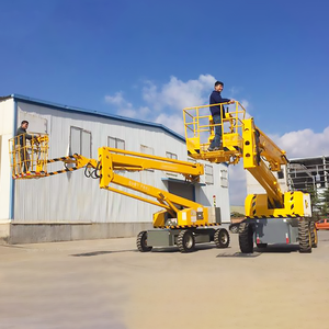 منصة ذراع الرافعة الهوائية 8-20 متر ذراع الرافعة المفصلية منصة العمل القابلة للجر مفصلية سعة حمولة ديزل/تعمل بالكهرباء - Product Image 6