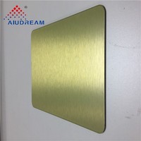 Panel de Aleación de Aluminio Foshan Portes Oro, Acabado Espejo, Color Personalizado, 4x0.40mm 4x0.35mm, Alta Resistencia a la Corrosión 1000
