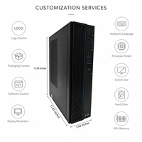 Ordinateur de bureau ultra-mince Zhaoxin KX-U6780A 8 cœurs 32 Go de RAM SFF fiable pour la modernisation informatique gouvernementale
