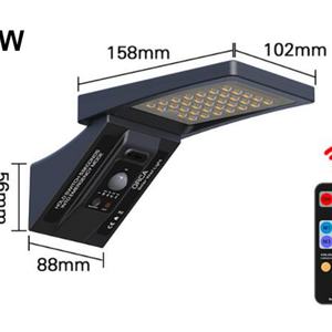 หลอดไฟ LED พลังงานแสงอาทิตย์ 3w 5w 8w มี 3 ขนาดให้เลือก แสงสองสี แบตเตอรี่ความจุสูง 4 โหมด ไฟเซ็นเซอร์พลังงานแสงอาทิตย์สำหรับภายนอกอาคาร - Product Image 2