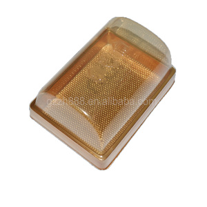 WHOLESALE Square Shape Gold Tray Disposable Plastic Swiss Roll Cake Box with Clear Lid