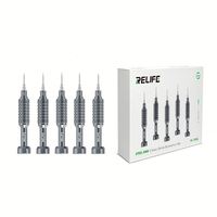 RELIFE Jeu de tournevis en acier RL-730A Cannon King Classic Series Jeu de tournevis en acier S2 Jeu de tournevis en alliage d'aluminium