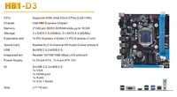 Placa base H81 al por mayor de fábrica con procesador, placas madre de PC de 64GB M.2 Dual DDR3 de 2 pulgadas