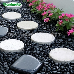 1.8KG Black Modern Waterproof Decorative <strong>River</strong> Stones for Potted Plants Landscaping Patio Garden Vase Pond Fountain - Product Image 3