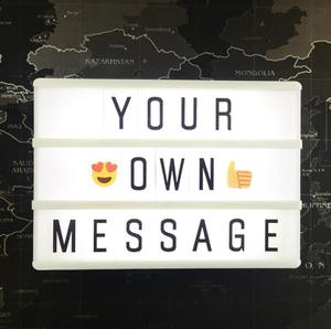 Tùy chỉnh A4 A5 marquee LED hộp đèn trẻ em 'diy Cinema dấu hiệu cho Giáng sinh kỳ nghỉ mini LED lightbox - Product Image 6