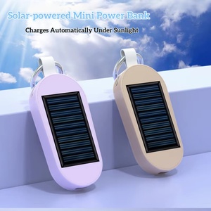แบตสำรองพลังงานแสงอาทิตย์แบบพกพา 2000mAh ชาร์จไร้สาย Type-C ชาร์จเร็ว สำหรับโทรศัพท์มือถือ นาฬิกา ใช้ในกรณีฉุกเฉิน ของขวัญ - Product Image 3