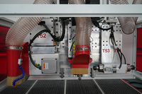 Máquina de Grabado CNC Industrial con Cabezal de Sierra Pivotante Horizontal, Admite Corte Multi-Eje, Grabado de Precisión en Madera/Metal