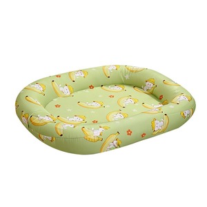 Housse de protection pour niche en soie glacée, drap de lit pour animaux, housse de remplacement universelle quatre saisons entièrement détachable pour niche d'été - Product Image 1
