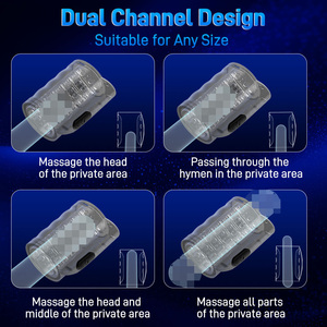 Masturbatore Automatico Submarine Airplane Cup con Vibrazione Rotante Telescopica per Allenamento del Pene Maschile, Modello MY-0331 - Product Image 5