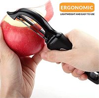Hot Selling Rvs Messen Draaibare Fruitgroente Dunschiller Keuken Met Zacht Handvat