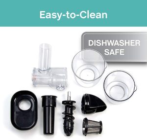 เครื่องคั้นน้ำผลไม้แบบสกัดเย็น 1000 วัตต์ กำลังสูง ให้ผลผลิตน้ำผลไม้ได้มาก พร้อมช่องจ่ายน้ำผลไม้คู่ จัดส่งในสหรัฐอเมริกา - Product Image 3