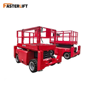 Piattaforme a forbice semoventi Kubota di alta qualità con motore diesel 14M-18M e piattaforma di estensione per lavori in magazzino - Product Image 4