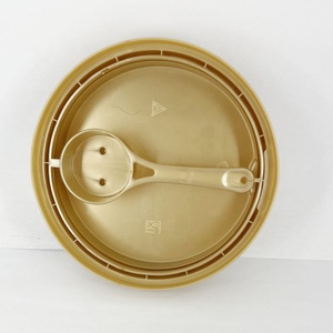 नई डिजाइन 401 प्लास्टिक की टोपी के लिए दूध पाउडर टिन कर सकते हैं कस्टम लोगो प्लास्टिक कवर में बनाया के साथ चम्मच - Product Image 4