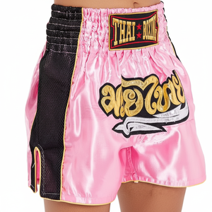 Poliéster sublimación nueva tendencia al por mayor pantalones cortos de boxeo de moda nueva llegada logotipo personalizado Kick Boxing Muay Thai Shorts - Product Image 1