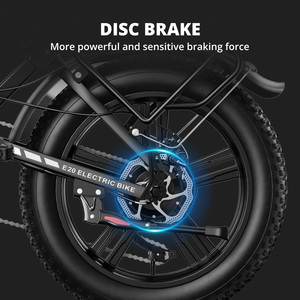 Bicicletas Eléctricas Plegables <span class=keywords><strong>de</strong></span> 48V 15AH con Batería Grande, Bicicletas Eléctricas con Llantas Gruesas <span class=keywords><strong>de</strong></span> 20 Pulgadas para Adultos, Bicicletas Eléctricas para Desplazamientos - Product Image 5