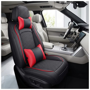 Housses de siège de voiture complètes en cuir de luxe, style professionnel, respirantes, en soie glacée, pour l'été, avec coussin intérieur confortable de qualité supérieure, pour Civic Golf - Product Image 2