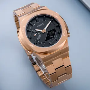 Jam tangan dan pergelangan tangan Digital pria mahal pribadi tahan air Movet Quartz kualitas tinggi gaya baru Analog untuk pria