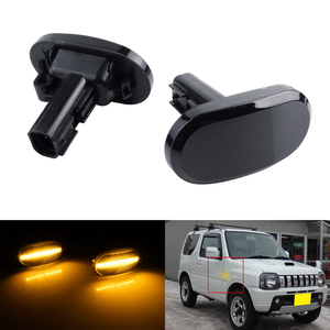 Luz Intermitente Lateral Secuencial Dinámica para <span class=keywords><strong>Suzuki</strong></span> Jimny <span class=keywords><strong>Wagon</strong></span> R+ Ignis <span class=keywords><strong>Opel</strong></span> Vauxhall <span class=keywords><strong>Agila</strong></span> a Subaru Justy - Product Image 2