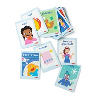 Cartes de vocabulaire, outil pédagogique adapté à l'éducation de la petite enfance, conçues pour les jeunes enfants, personnalisables pour les clients