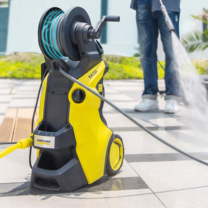 Nettoyeur haute pression silencieux K4 Premium <span class=keywords><strong>Karcher</strong></span>, nettoyage extérieur facile avec poignée télescopique - Product Image 6