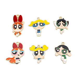 Little policewoman น้ำมันอัลลอยหยด DIY เครื่องประดับการ์ตูนญี่ปุ่นจี้น่ารักจี้ - Product Image 1