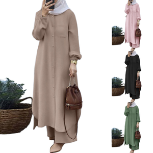 Traje Musulmán Versátil para Mujer, Estilo Árabe Encantador, Abaya Elegante e Intelectual, Accesorios de Ropa Tradicional Populares - Product Image 1