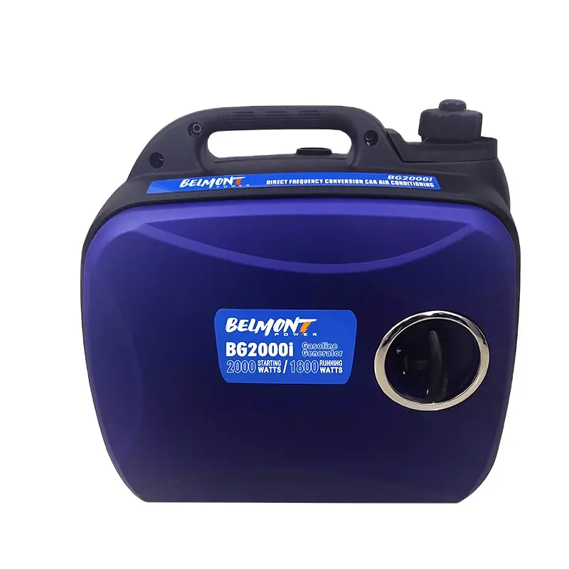 Quiet Small Generator Portable DC Output 12V 8.3A 2KW Petrol Generator Gasoline Inverter Generators