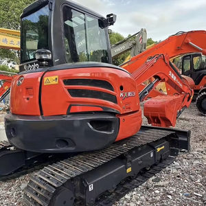 Máquina usada barata japonesa al por mayor 99% nueva maquinaria de Excavadora hidráulica Kubota Kx163 Mini excavadora horas de trabajo bajas - Product Image 3