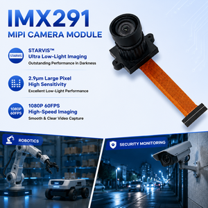 Módulo de Cámara IMX291 STARVIS 1080P MIPI, 2.9μm, 60fps, Ultra Baja Luminosidad, Alta Sensibilidad para Robótica, Seguridad y Monitoreo - Product Image 3