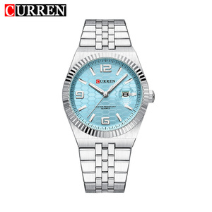 นาฬิกาควอตซ์การ์ตูนธุรกิจสำหรับผู้ชายสุดหรู รุ่น 8498 หน้าปัด 40 มม. สายสแตนเลส กันน้ำ เรืองแสง แสดงวันที่/วันในสัปดาห์ - Product Image 1