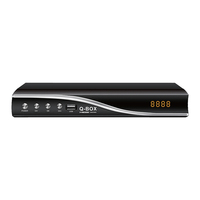 Décodeur satellite Q-Box Concoder nouvelle génération haute définition DVB-T2/C/S2 Combo MEPG-4, récepteur TV numérique, vente OEM ODM FULL