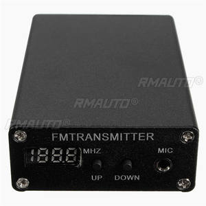 Émetteur FM numérique stéréo KROAK noir 5W, mini station radio FM - Product Image 2