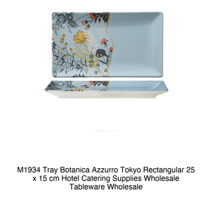 ถาด M1934 Botanica สีฟ้าอ่อน โตเกียว รูปทรงสี่เหลี่ยมผืนผ้า 25 x 15 ซม. อุปกรณ์จัดเลี้ยงโรงแรม ขายส่งภาชนะบนโต๊ะอาหาร - Product Image 2