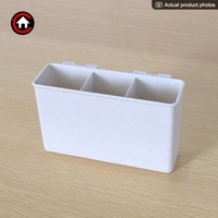 Gobelets à ustensiles multifonctionnels pour organisateur de comptoir de panneau de grille au-dessus de l'évier pour la cuisine à domicile
