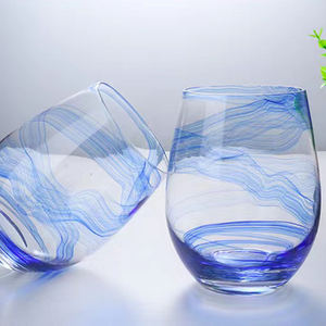 Copa de cristal Copas de vino Ventas de vidrio soplado a mano Excelente reutilizable Cóctel de pared simple Parte superior transparente <span class=keywords><strong>Tropical</strong></span> Western Sport BEI - Product Image 5