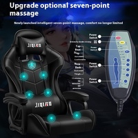 Silla Ergonómica Cómoda para Deportes Electrónicos, para Juegos y Transmisiones en Vivo, con Funciones de Masaje