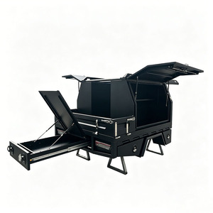 Bandeja <span class=keywords><strong>de</strong></span> aluminio para camioneta 4x4 (doble/individual/adicional) y <span class=keywords><strong>caja</strong></span> <span class=keywords><strong>de</strong></span> <span class=keywords><strong>herramientas</strong></span> <span class=keywords><strong>con</strong></span> portaequipajes <span class=keywords><strong>de</strong></span> techo, cabecera y tanque <span class=keywords><strong>de</strong></span> agua <span class=keywords><strong>con</strong></span> llenado <span class=keywords><strong>de</strong></span> combustible para Hilux - Product Image 1