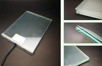 Smartfilm PDLC Fenêtre magique de confidentialité commutable à structure solide en verre intelligent pour salle de bain salon solaire industriel